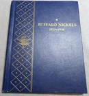 Lot of 39 Buffalo Nickel Coin Collection Whitman Album PDS 1913 - 1938