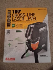 ToughBuilt 100' Cross-Line Green Laser Level TB-H2-LL-100-L2