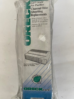 #ad 4 Pack ORECK Air7 amp; Air8 Air Purifier Charcoal Odor Absorber Replacement Filters $54.99