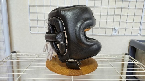 Winning Headgear FG-5000 Full Face Black Size L Japan Used w/ Logo Wear Touch-up - Picture 3 of 7