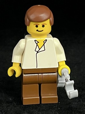 LEGO Star Wars Han Solo Minifigure Brown Legs Desert Skiff 7104 sw0015