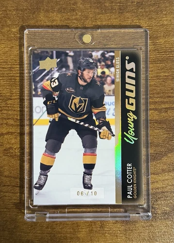 2021-22 Paul Cotter Upper Deck Extended Series Young Guns High Gloss /10