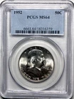 1952 Franklin Half Dollar PCGS MS64 - Bright White - Awesome Luster!