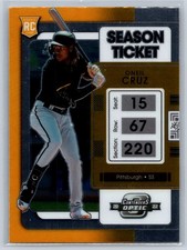 2022 Panini Chronicles #3 Oneil Cruz Contenders Optic
