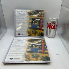 2 packs Creative Memories Pizzazz 7x7 Scrapbook Pages Blue Red Trim 2003 New