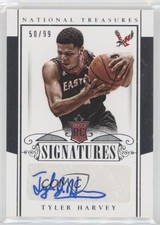 2015 National Treasures College Rookie Signatures 50/99 Tyler Harvey Auto 5x8