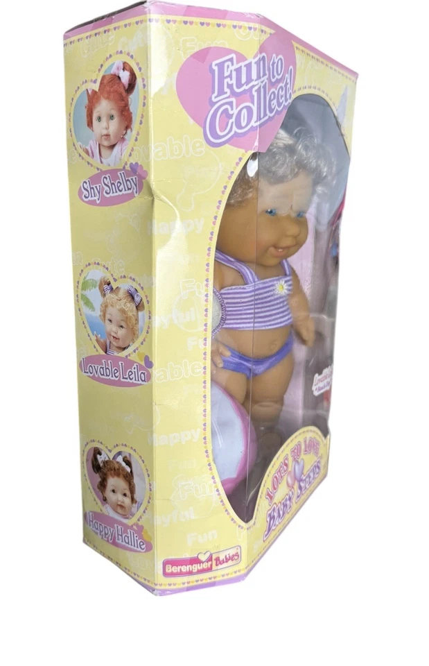 "Muñeca Berenguer adorable Leila de 10"" lotes para amar Baby Steps JC Toys 2005 nueva en caja" Foto 3 de 4
