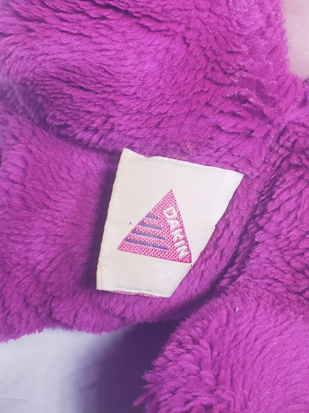 Barney Hand Puppet Vintage Dakin The Lyons Group Purple Dinosaur Plush 1992