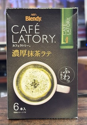 Agf Blendy Japan Cafe Latory Matcha Latte 6 sticks Eat Well Live Well