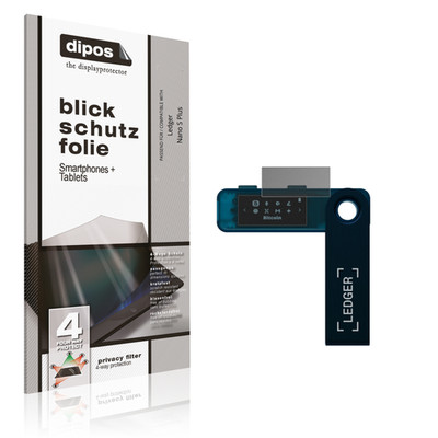 Blickschutzfolie für Ledger Nano S Plus matt Schutzfolie Folie Display Schutz