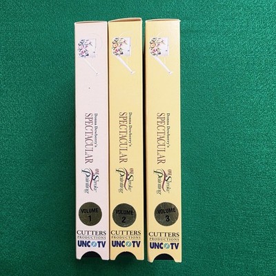 Donna Dewberry's Spectacular One Stroke Painting (3 VHS's Box Set) Vol. 1, 2, 3