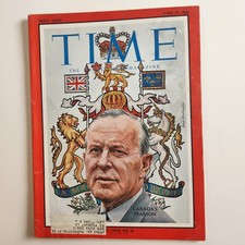 Time Magazine April 19 1963 Vol. 81 No. 16 Canada Prime Lester B. Pearson