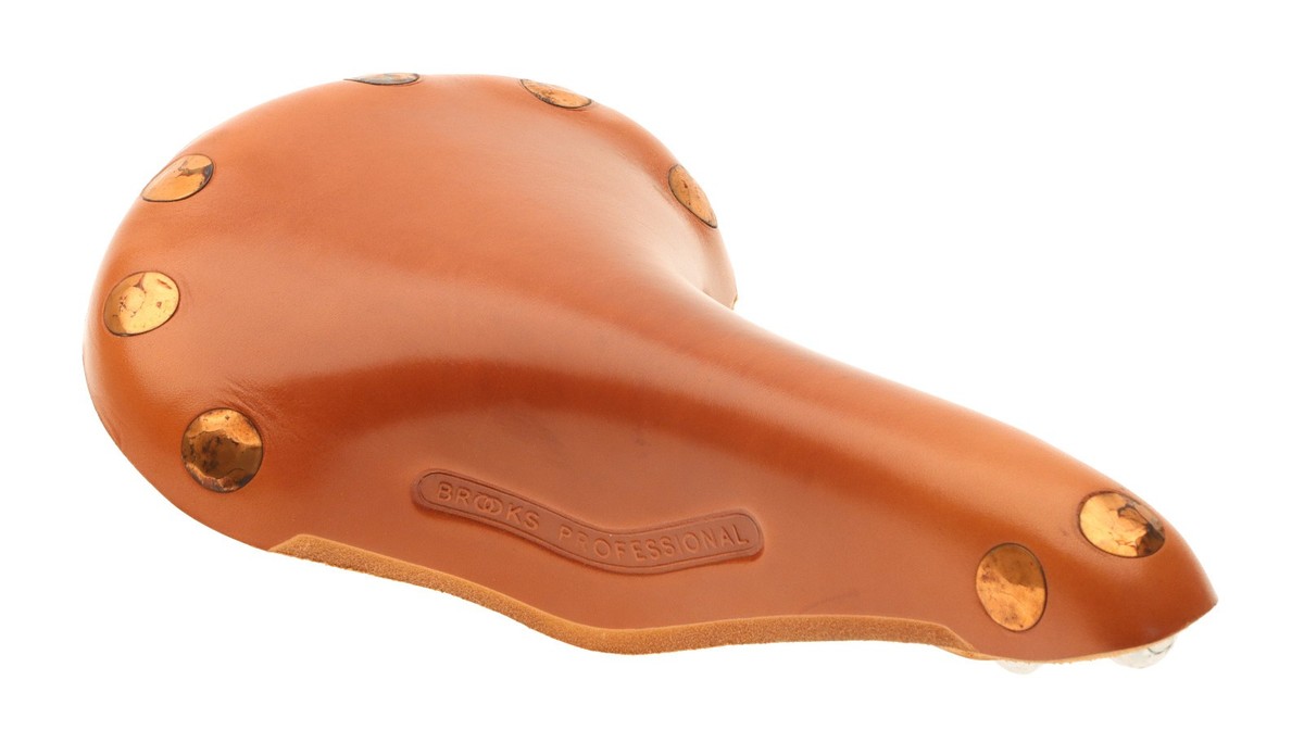 Brooks Team Pro Special Saddle Copper Steel Rails Leather Cover