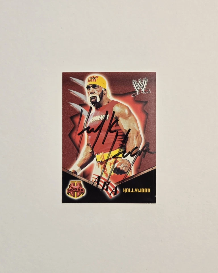 2002 WWE Hulk Hogan Fleer Royal Rumble Auto Card # 88 AKA - Image 2 of 4
