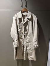 Vintage Brooks Brothers Tan Trench Coat Made In USA Size 42R