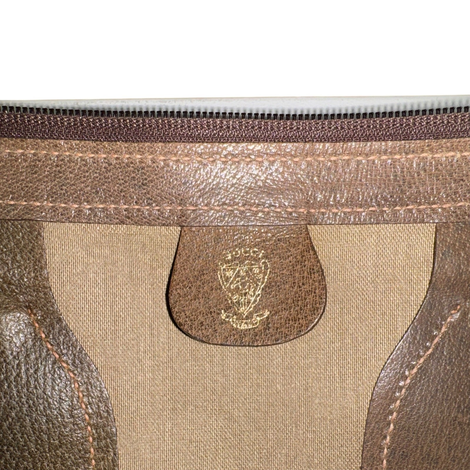 Gucci Vintage Monogram Sherry Line Travel Bag thumbnail 8