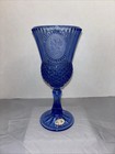Vintage Fostoria Avon Cobalt Blue Martha Washington Goblet w/box