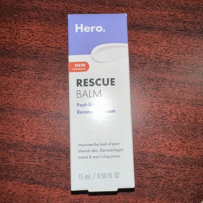 Hero Cosmetics Rescue Balm, Post Blemish Recovery Cream, 0.507 fl oz