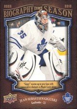 2009-10 Upper Deck Biography of a Season #BOS24 Jean-Sebastien Giguere