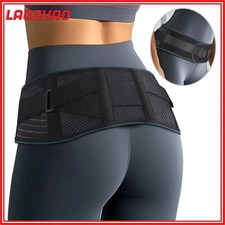 Lower Back Brace Lumbar Support Belt with 4 Steel Stays Adjustable Breathable