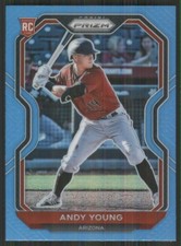 2021 Panini Prizm Prizms Carolina Blue #61 Andy Young Diamondbacks TW1349