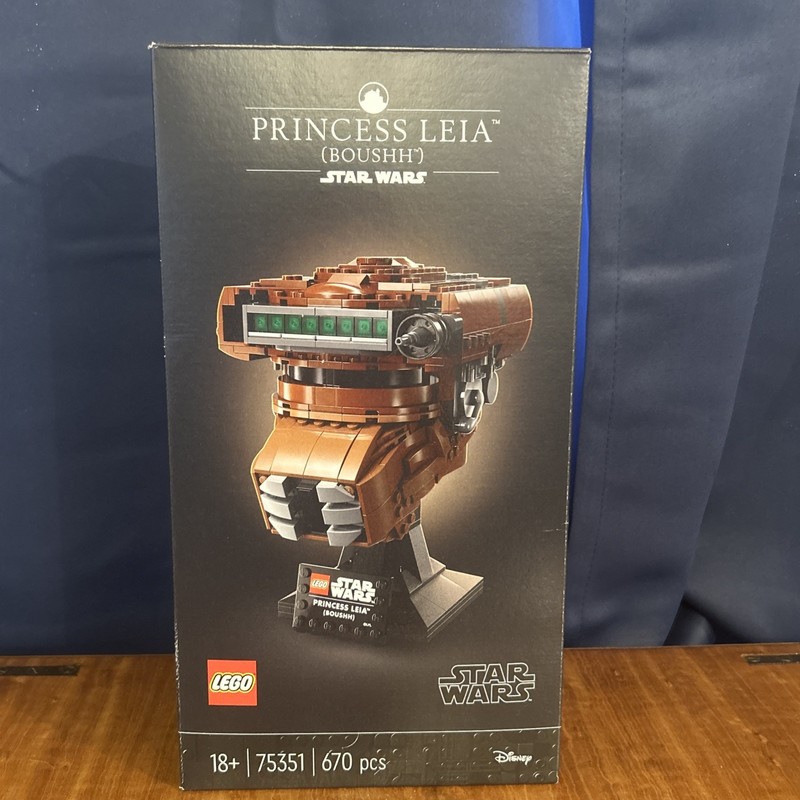 LEGO Star Wars 75351 Princess Leia Boushh Helmet Brand New & Sealed Retired Set
