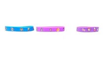Set Of 10 Multicolor Dragonball Z Hello Kitty Silicone Rubber Wristband Bracelet