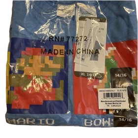 NES nintendo Mario Bros Retro Licensed shirt JR XL 14/16 NWT Adult S XS
