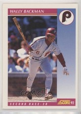 1992 Score Wally Backman #177 0b5