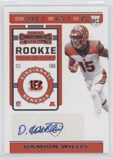 2019 Panini Contenders Rookie Ticket Damion Willis #166 Auto 0w8