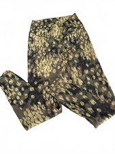 OFFLINE By Aerie Real Me High Waisted Crossover 7/8 Legging Size M Leopard Print