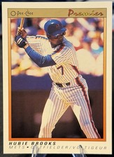 New York Mets  1991 O-Pee-Chee Premier - Hubie Brooks #15