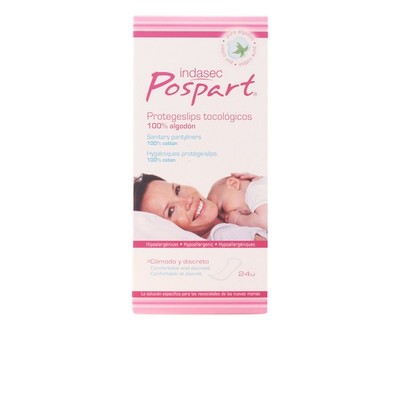 Indasec Pospart Pantilyner Tocologico 100% Baumwolle 24 Stück
