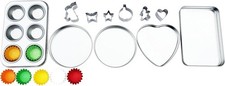 Super Deluxe Pan Set Replacement compatible W/ Easy Bake Ultimate Oven Cupcake