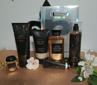 Bath & Body Works Into the Night 6pc Set with gift bag!