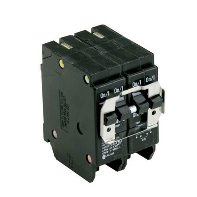 Eaton BR Quad Breaker 1-20A 2P & 1-30A 2P BQC Common Trip