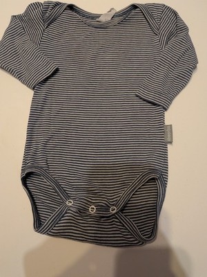 Langarmbodie gestreift blau weiss Absorba Gr. 68