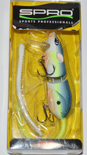spro rat 30 rk50 6.25" w/tail bass wake bait topwater 1/2oz nasty shad