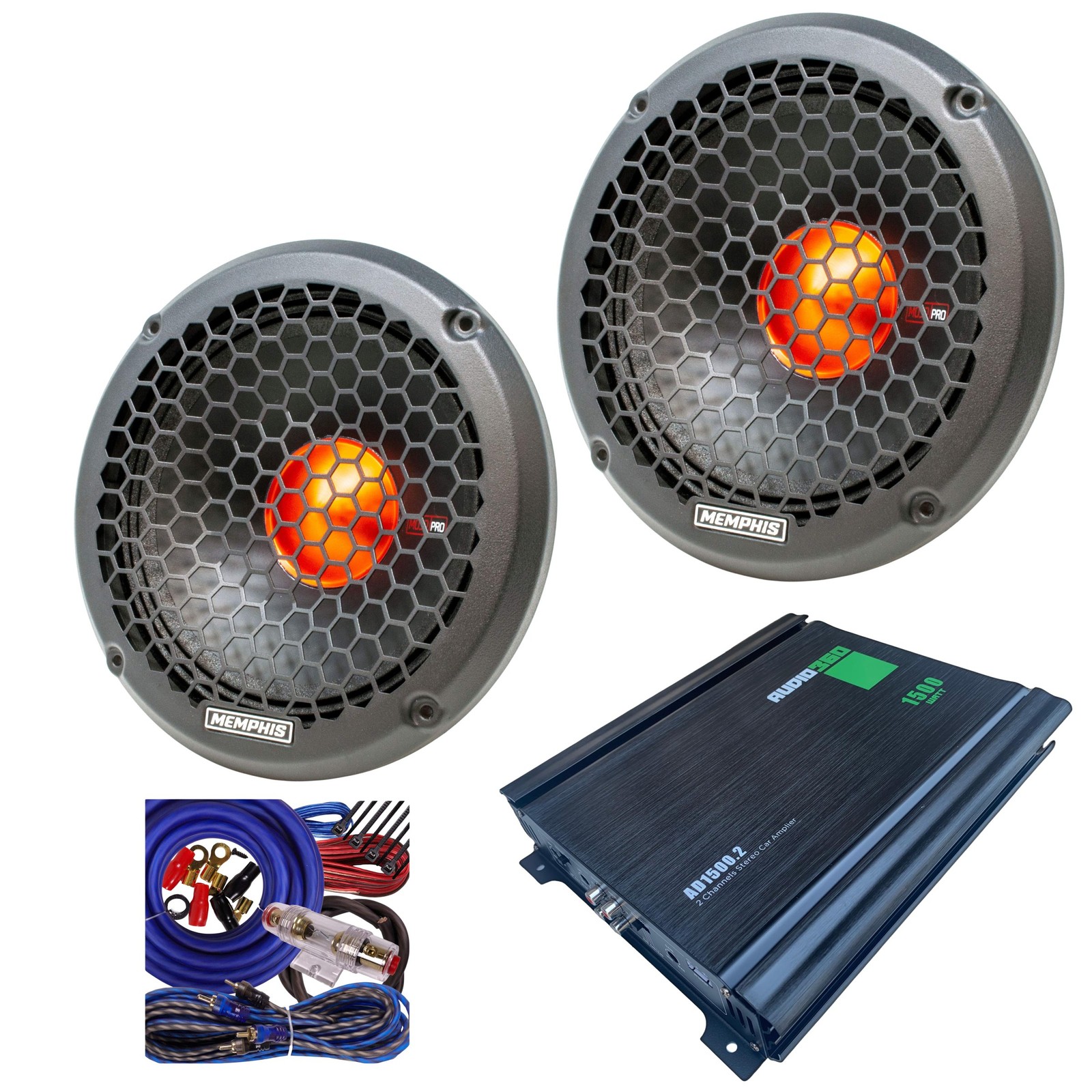 + Audio360 Ad1500.2 Amp + Gravity Kit