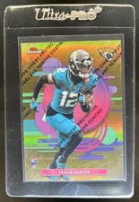 2025 Topps Finest Travis Hunter Uncommon Gold Refractor Rookie RC #/25 Jaguars