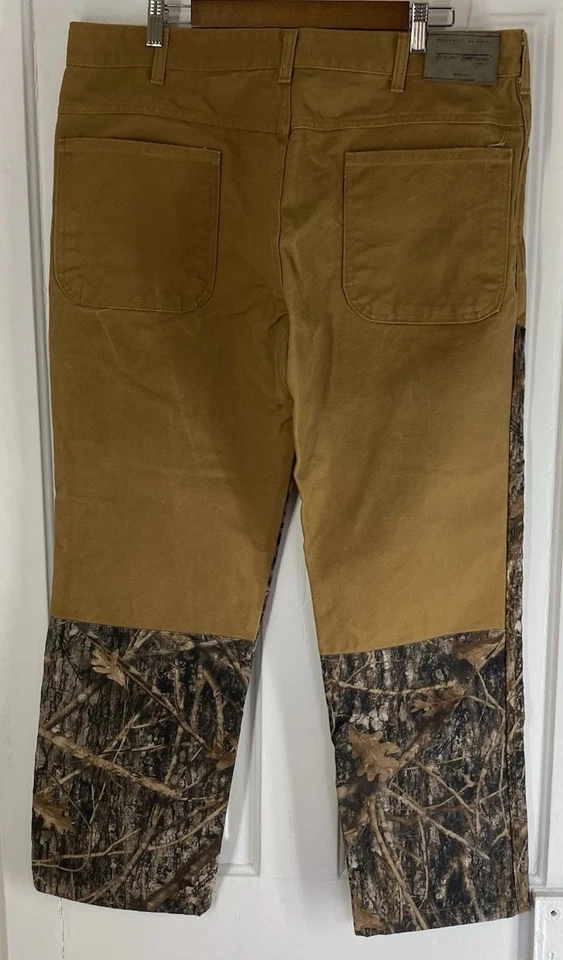 TrueTimber Camo 40x30 Hunting Pants, 100%-Cotton Canvas & Poly Camouflage Shell - Image 2 of 4