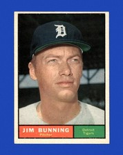 1961 Topps Set-Break #490 Jim Bunning EX-EXMINT *GMCARDS*