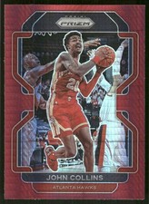 2021-22 Panini Prizm #49 John Collins Hyper Red SSP
