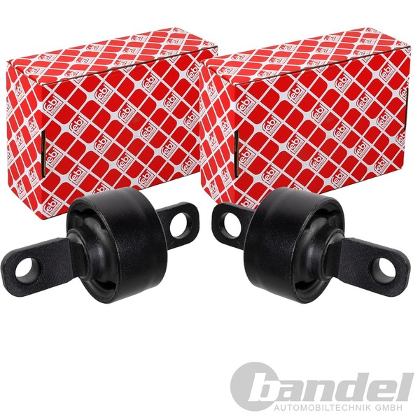 2X Febi Querlenkerlager Buchse Hinten Passend FüR Hyundai Elantra I30 KIA Cee'd-image