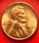1947-S Lincoln Wheat Cent Penny GEM RED BU From an Original Bank Roll