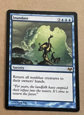 Inundate - Eventide - MTG - Magic the Gathering