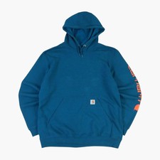 Vintage Hooded Sweatshirt - Blue