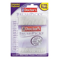 The Doctor's BrushPicks Interdental Toothpicks, 275 Picks 275 Count Pack of 1 
