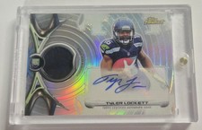 2015 Topps Finest Refractor Tyler Lockett #RRAP-TL RPA Rookie Patch Auto RC