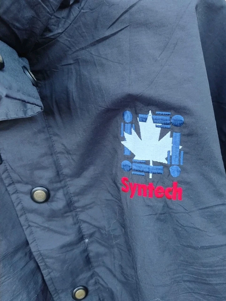 Stormtech Mens Jacket Large Black Syntech Canada Coat Nylon  - Image 3 of 4